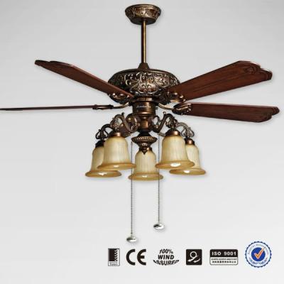 China 2018 Classic New Design 52 Inch Ceiling Fan With 5 Lights for sale