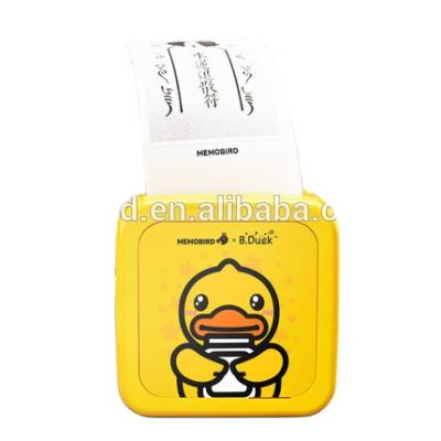 China JEPOD B.DUCK Memobird Go /G3/GT1 Mini Printer Pocket Thermal Photo Printer Black and White Wireless Photo Printer B.DUCK for sale