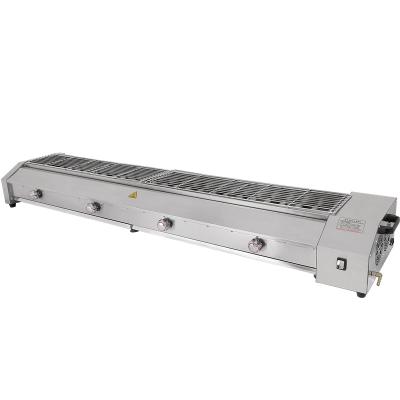 China Outdoor Stainless Steel Charcoal BBQ Grills For Sale Grill Machine BBQ 1650*380*270 for sale