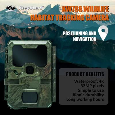 China KW788 Wildlife Trail Camera hunting camera Waterproof 4K 32MP night vision waterproof infrared camera forest cam for sale