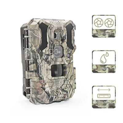 China 14 CMOS Infrared Trail Camera 30MP Infrared Motion Detector Camera Dual Lens for sale