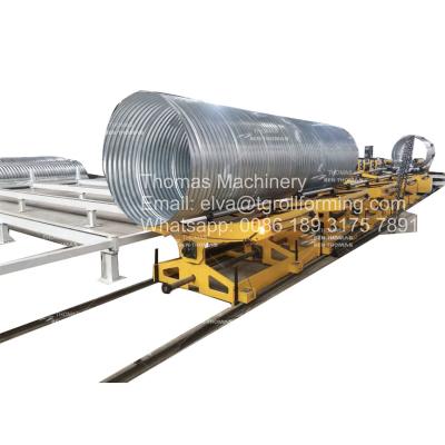 China Drain Metal Culvert Pipe Making Machine Culvert Pipe Machine New Customize for sale