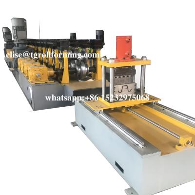 China Crops Lowest Price Metal Sheet U Channel Machine / Omega Purlin Roll Forming Machine for sale