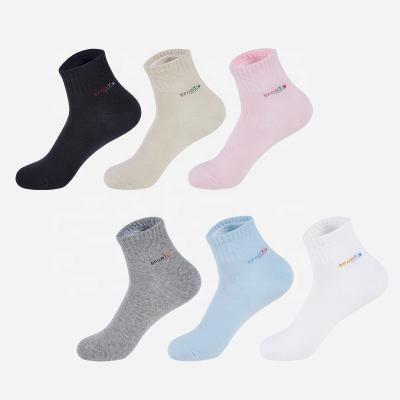 China Breathable Wholesale Socks High Quality Women's Sports Combed Cotton Ankle Socks Bike Socks for sale