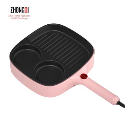 China Hotel Make Quick Breakfast Grill Pan Non Stick Coating Electric Grill Pan Smokeless Grill for sale