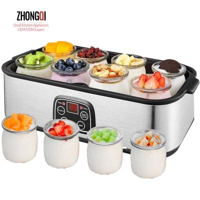 China Hotel Electric Automatic Yogurt Maker Machine Yogurt Maker Machine Diy Tool Glass Container Kitchen Appliances Yogurt Maker for sale