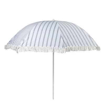 China Outdoor Beach / Yard / Parasol 180cm Small High UV Protect Outdoor Beach Umbrella With Tassels for sale