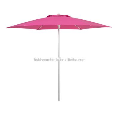 China 2021 Promotion New Outdoor 6.5ft Aluminum Beach Umbrella\patio beach\cafe store\garden for sale