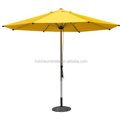 China Coffee garden/restaurant/resort/bear/patio luxury 10ft aluminum umbrella outdoor promotion furniture suitable for cafe for sale