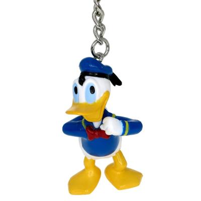 China Gift /Collectibles DISNEY DONALD FIGURAL NO ROYALTY COST CREATIVE COOL PLASTIC CUSTOM CUTE PVC KEY CHAIN ​​KEY RING for sale