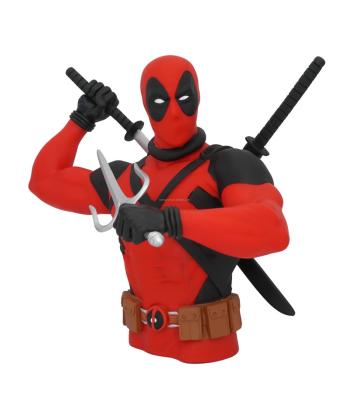 China NEW CREATIVE UNBREAKABLE CUTE MARVEL DEADPOOL SILVER ATMOSPHERE TOY BUST BANKS Gift /Collectibles COLLECTION for sale