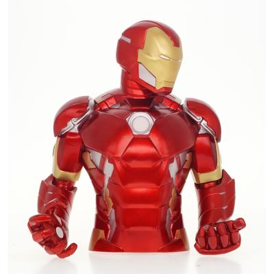 China NEW COLLECTION GIFT /Collectibles WONDER BUST RON-MAN SILVER CREATIVE UNBREAKABLE CUTE ATMOSPHERE BANK FOR CHILDREN PLAY for sale