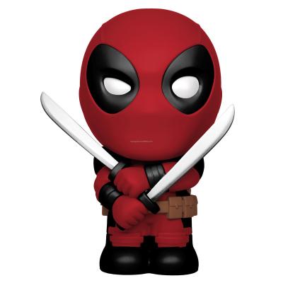 China Gift /Collectibles KIDS LOVE NEW HERO HERO COLLECTION DEADPOOL CREATIVE UNBREAKABLE CUTE SILVER TOY COIN BANKS for sale