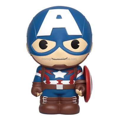 China CREATIVE UNBREAKABLE CUTE NEW COLLECTION WONDER CAPTAIN AMERICA CARTOON BOYS GIFT /Collectibles TOYS FOR BOYS MONEY BANK BOX for sale