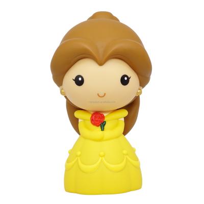 China Gift /Collectibles KIDS LOVE PRINCESS BELLE NEW CREATIVE COLLECTION UNBREAKABLE PVC COIN CUTE HOT COIN SAFE for sale