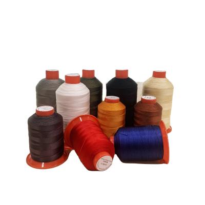 중국 Low Bulk High Tenacity Good Tenacity Glued Leather Bonded Thread Nylon Glued Sewing Thread 판매용