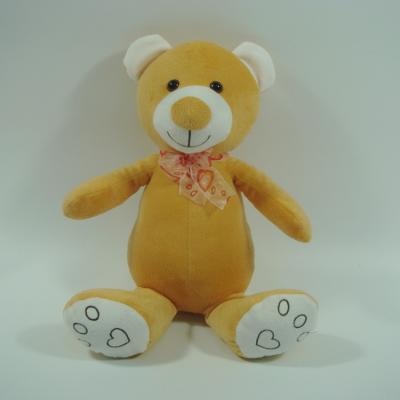 China Plush unstuffed plush toys plush toy skin without teddy bear filling teddy bear brown for sale