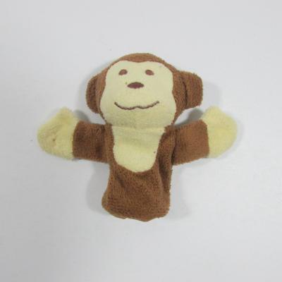 China Soft plush toy finger puppets (monkey), customized toys, CE/ASTM safety stardard for sale