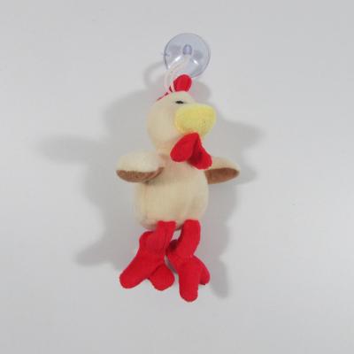 China Small stuffed plush toy with sucker/keychain (cock), customized toys, CE/ASTM safety stardard for sale