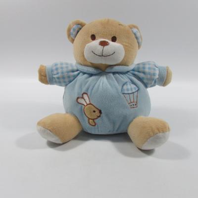 China Lovely plush toys/plush baby stuff/animal toys/soft blue bear for little boy,customized toys,CE/ASTM safety stardard for sale