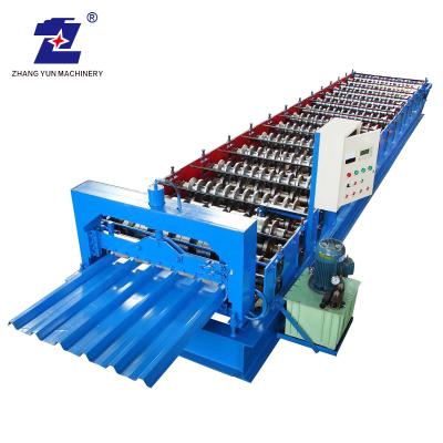 China Construction projects ZY- automatic steel ibr designed sandwich industrial panel roof shingles cold roll forming making machine for sale