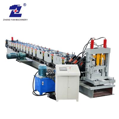 China ZY-Hydraulic Drive Channel Factory Motor Technics CZU Modern Steel Purlin Flange Roll Forming Machine for sale