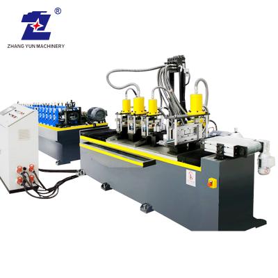 China Factory Fully Automatic Galvanized Steel Lip Channel Making Machine J Channel Roll Forming Machine for sale