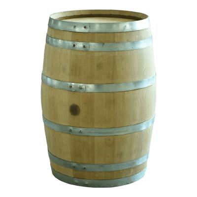 China Refurbished 225L Wine Used Oak Wood Whiskey Wine Barrel for sale