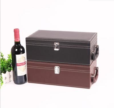 China Disposable Red Wine Gift Box for sale