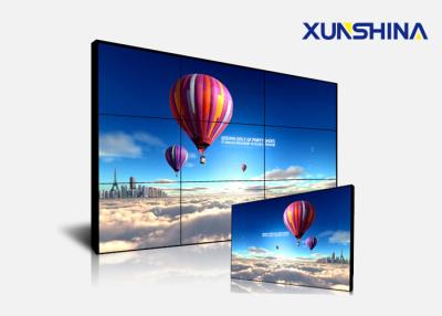 China Advertising Screen 3x3 55 inch Nearly Seamless Video Wall with Bezel 3.5mm for sale