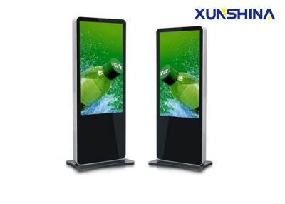 China High Resolution Totem Freestanding Digital Signage Kiosk Long Life Span for sale