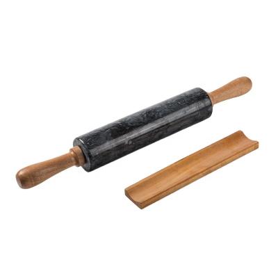 China Wood or color sustainable paint handle stainless steel pin with black or marble paint for sale