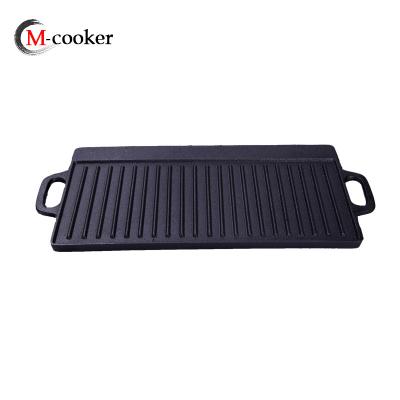 China Modern cast iron griddle pan for outdoor BBQ cookware for sale