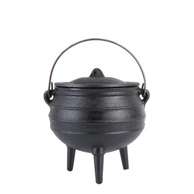 China South Africa three legged potjie viable cast iron pot for sale