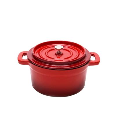 China Sustainable Multifunctional Induction Cast Iron Mini Chesse / Chocolate / Spice Pots for sale