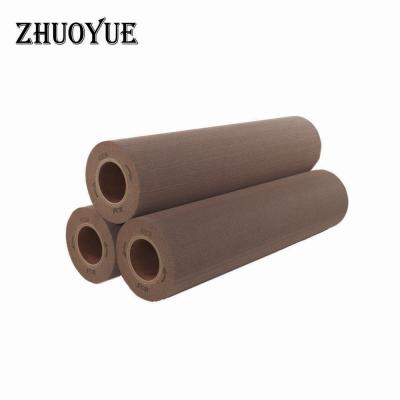 China Industry Polishing ZHUOYUE 400# High Cut Brush Nonwoven Roller For PCB Grinding Polishing for sale