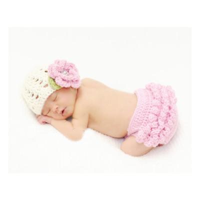 China Anti-Shrink Baby Photography Props Newborn Photography Knitted Bunny Set for sale