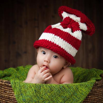 China Wholesale Custom Comfotable Baby Candy Hat Woven Colorful Winter Hat Acrylic Knitted Hat for sale