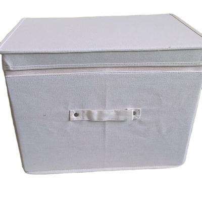 China Bins Viable Nonwoven Fabric Storage Organizer Basket Canvas Storage Foldable Box For Kids Toys for sale