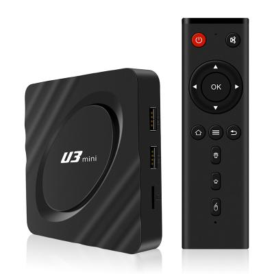 China IPTV Wifi mini 2gb 16gb Amlogic S905W 2020 newcomer U3 Android 9.1 ott 4k tv box for sale