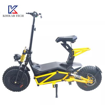 China Brand New Koolab Steel Tech Tire Off Road Big W 2000 Monopattino Electrico 140Kg Load All Terrain Hummer Electric Dirt Scooter For ADU for sale