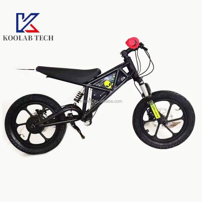 China Aluminum Alloy 500W Fishbone Youth Electric Dirt Bike For Kids for sale