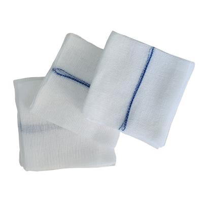 China 10x10 Cotton Serile Gauze Pad Medical Gauze Pad Absorbent 100% Woven Cotton Sponge for sale