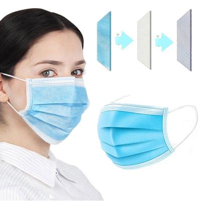 China Disposable Adult 3ply Flat Earloop Medical Surgical Face Mask With ASTM LEVEL 3 Standard For Adult for sale