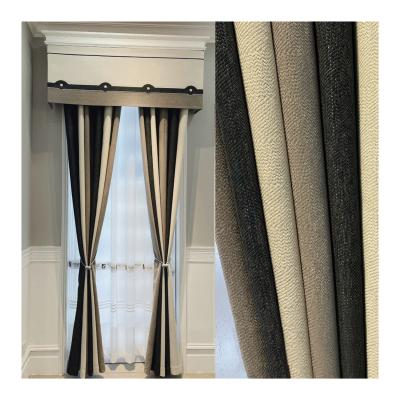 China Blackout Ready Stock All our Website Factory Wholesale Cheap Price blackout stripe curtain for sale