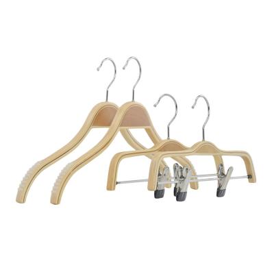 Китай Natural Living Room and Closet Non Slip Plywood Hanger Clothes Laminated Wooden Shirt Hangers продается