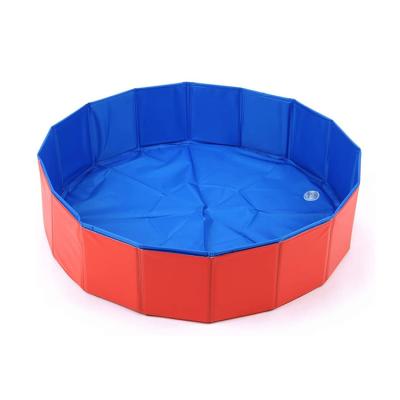 China Customized Foldable Fun Pools PVC Animal Beach Bathing Toys Plastic Dog Paddling Pools For Pets for sale