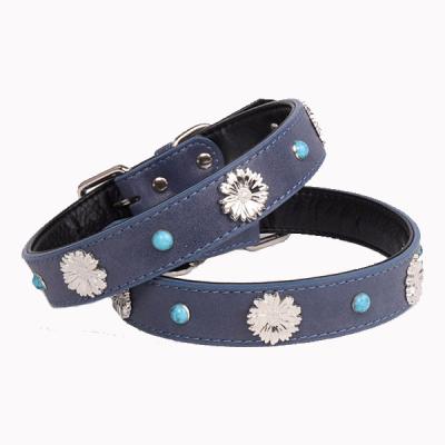 China Wholesale Durable Dog Collar Personalized Pet Collar Leather Dog Collar For Sale for sale