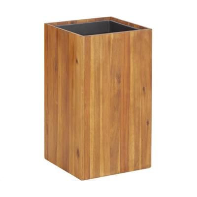 China Hot Selling Large Flower Pot Modern Wooden Planter Modern Wooden Pot Garden Outdoor Planters for sale