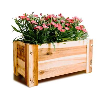 China High Quality Modern Wood Pots Planters Outdoor Modern Productss Wooden Pots Planters for sale